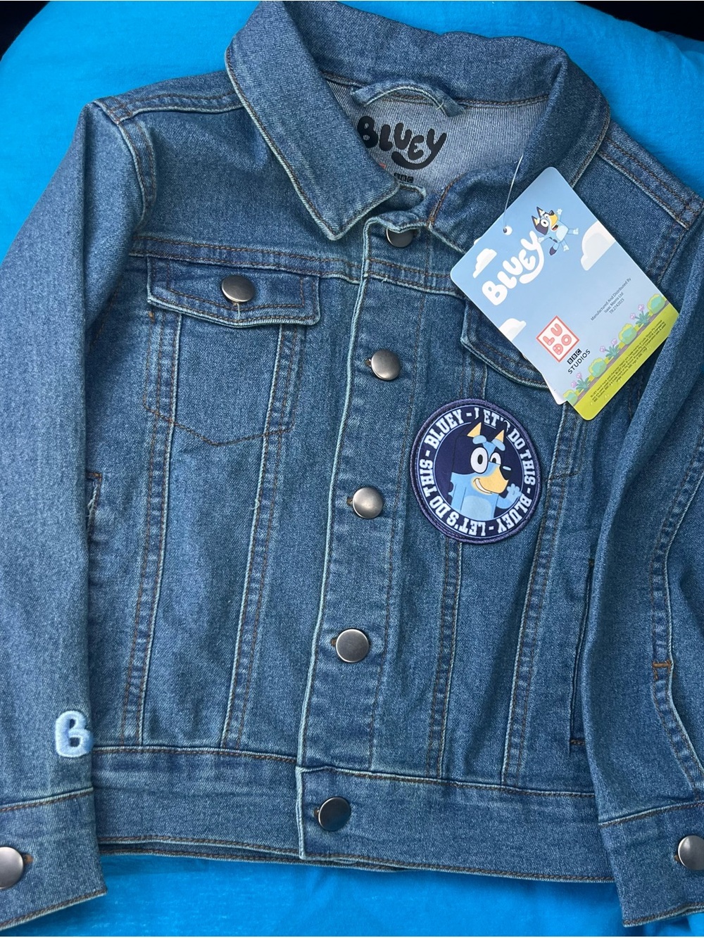 Bluey Kids' Denim Jacket - Blue